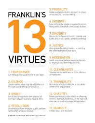 25 13 virtues ideas | benjamin franklin, franklin, virtue